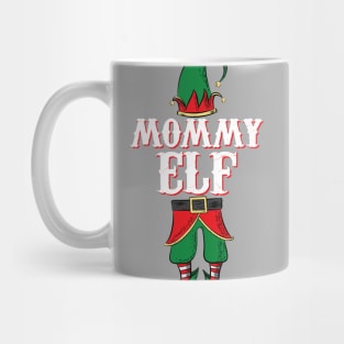 Womens Mommy Elf - His and Her Elf Costume graphic Mug